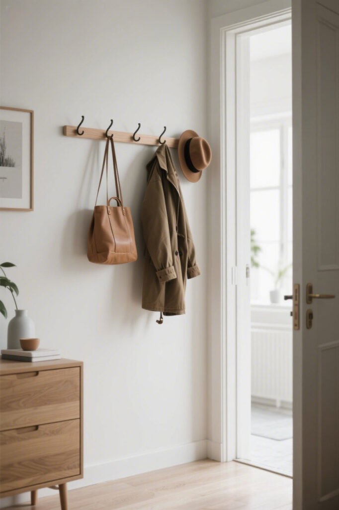 Narrow Wall Hooks & Rails - Slim Storage Hacks