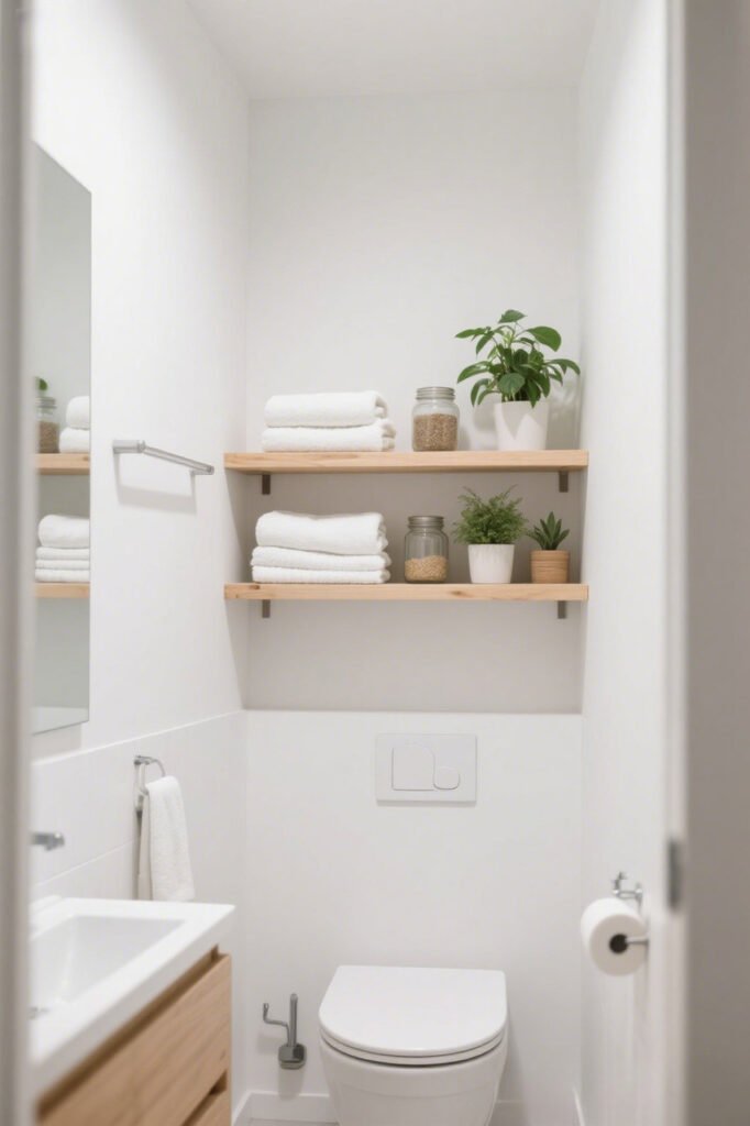 Over The Toilet - Bathroom Wall Storage Ideas