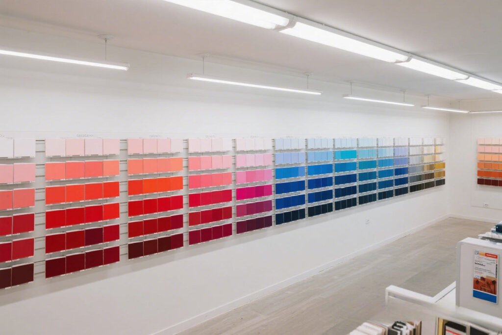 choosing paint color in the store without testing at home - paint colors mistake