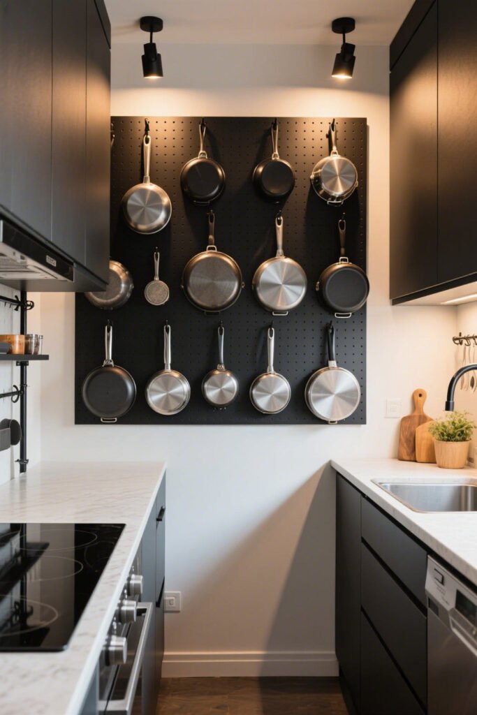 Pegboard for Pots & Pans Ideas