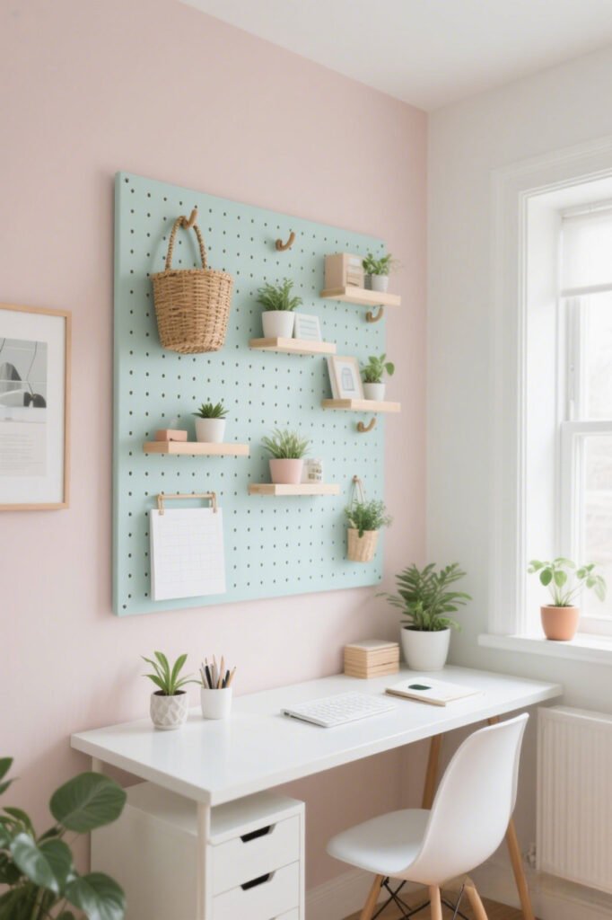 Pegboards - Home office Wall Organization Systems