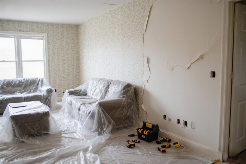 Protect Your Space - how to remove wallpaper