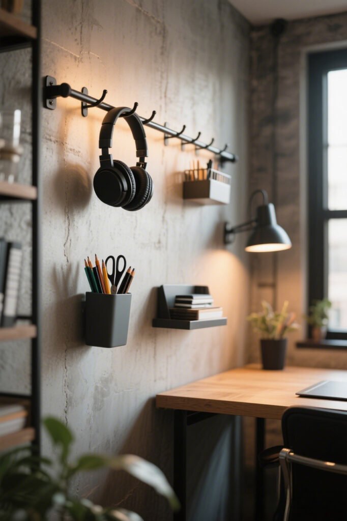 Rail Systems - Home office Wall Organization Systems