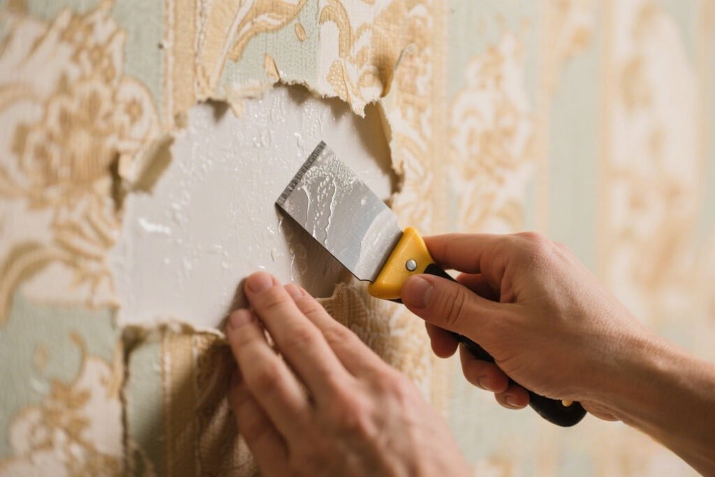 Scrape Like a Pro - how to remove wallpaper