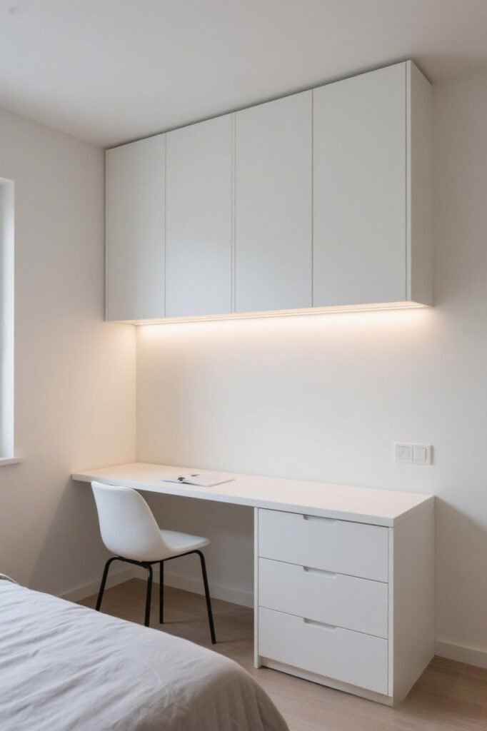 Wall Mounted Cabinets - Small Bedroom Wall Storage Ideas