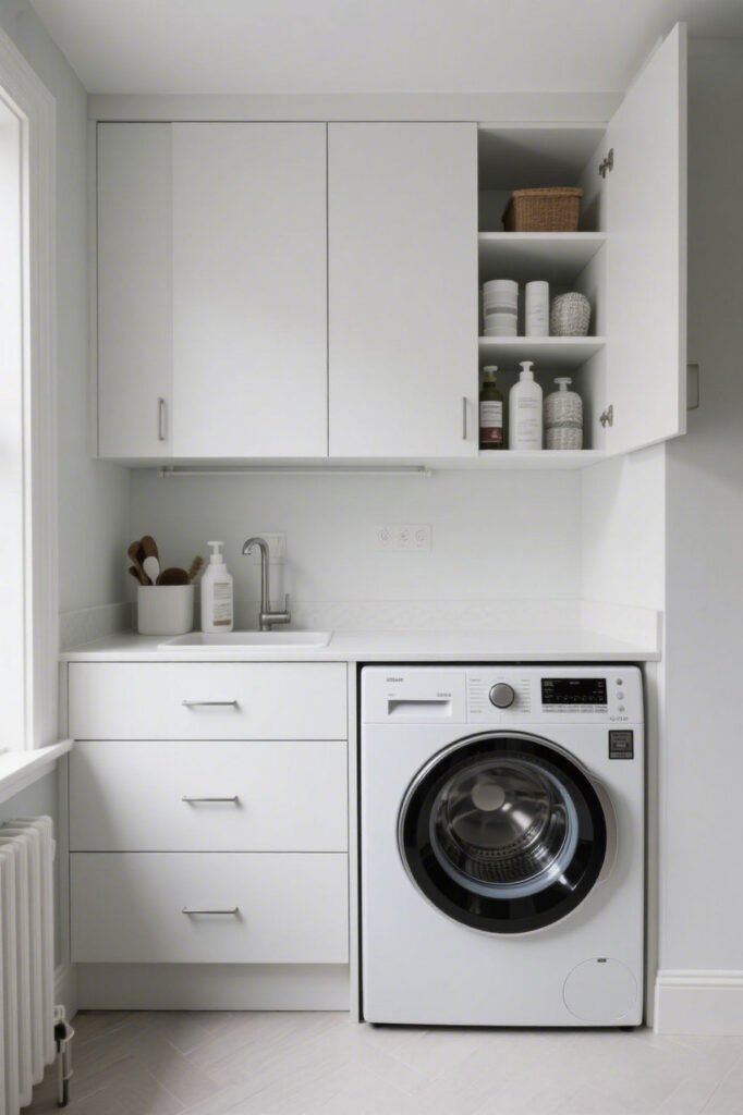 Wall Mounted Storage - Laundry Room Wall Storage Ideas