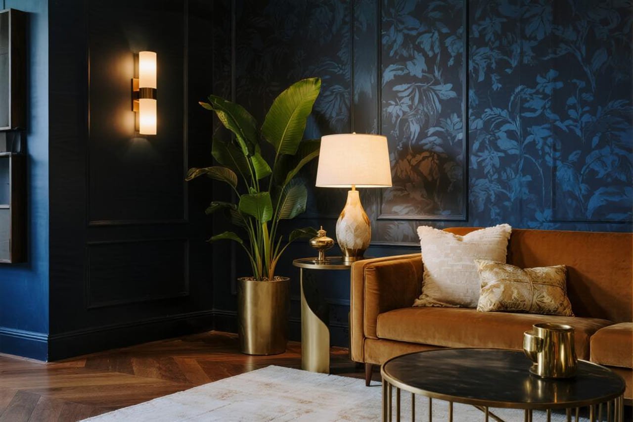 Dark & Moody Wallpaper: How to Use Deep Hues to Create a Cozy Space