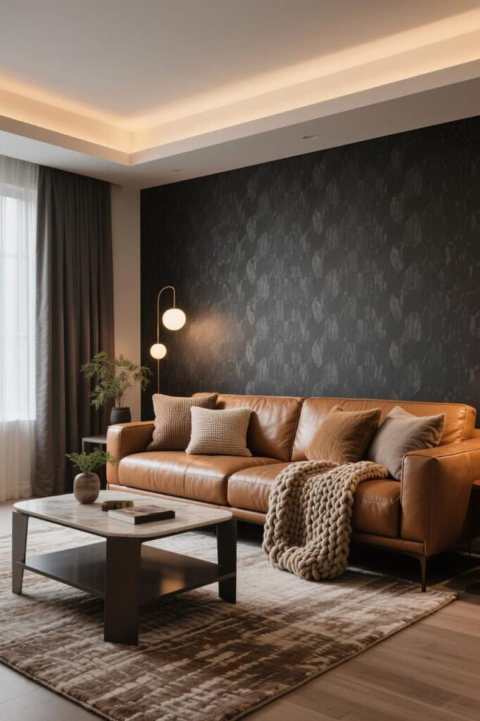 Living Rooms: Drama Meets Comfort