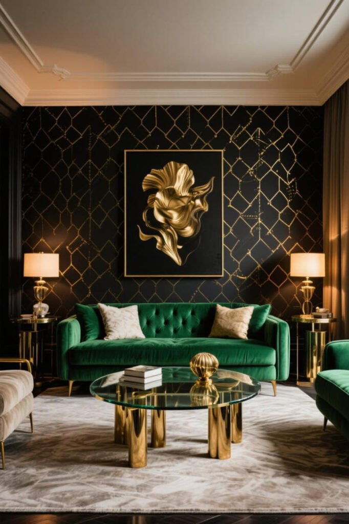 Modern Glam Wallpaper