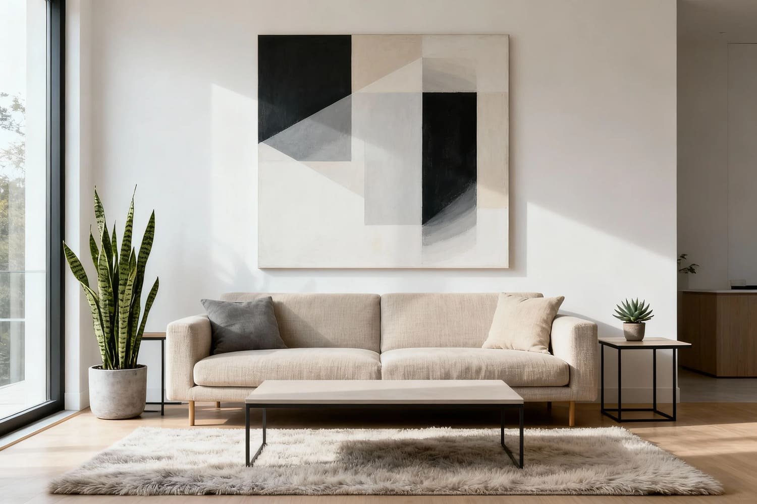 How to Style Large-Scale Printable Wall Art in Your Home