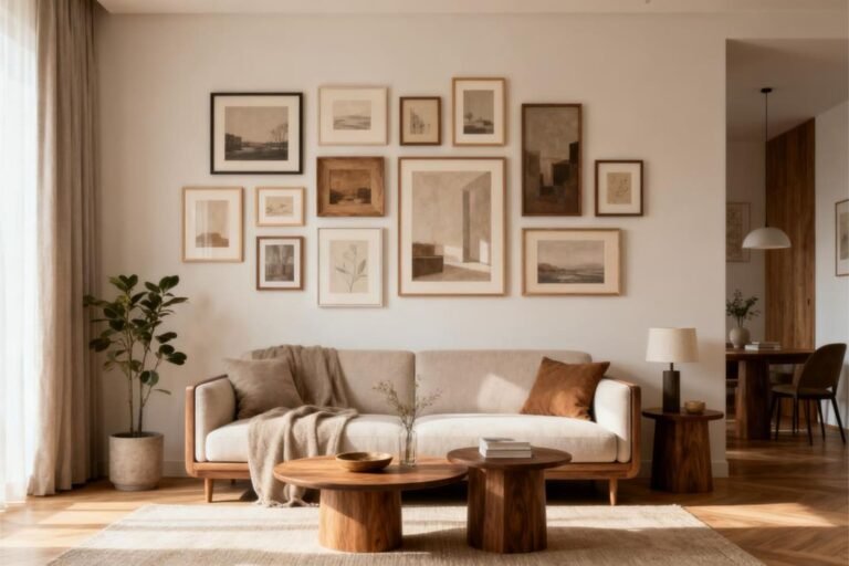Gallery Walls Above the Sofa: Perfect Layouts to Try